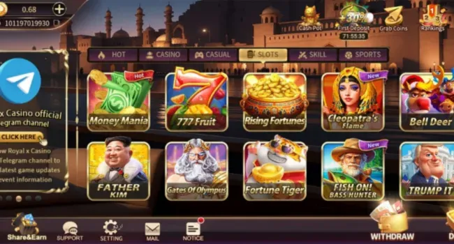 Royal X Casino Game Download